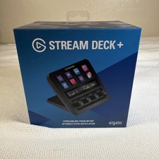 Elgato Stream Deck Plus + Black Audio Mixer Studio Controller picture