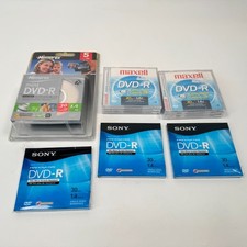 Lot 14 Mini DVD-R Sony Memorex Maxell Discs NEW Camcorder Handycam 1.4 GB picture