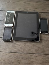 Vintage Apple Device Lot: iPad 1st Gen, iPhone 6s, 5c, iPod Touch - For Parts picture