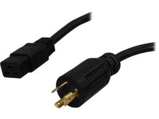 Tripp Lite Model P040-010 10 ft. IEC-320-C19 to IEC-320-L6-20P 12AWG Heavy Duty picture