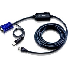 ATEN 15 ft. USB KVM Adapter Cable for Cat5 KVM KA7970 picture