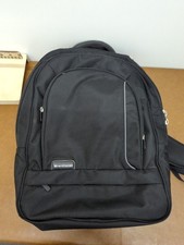 Brenthaven Black Laptop Backpack With Multiple Compartments And Padded Straps - picture