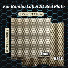 For Bambu Lab H2D Build Plate Squar Honeycomb PEI 355x346mm 3D Printer Accessory picture
