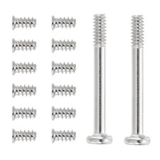 100Pcs(50pcs #6-32x30 50pcs M5x10) Computer Case Fan Screws Kit for DIY Silver picture