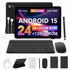 Urao Android 15 AI Tablet PC Set 10 Inch 24GB+128GB 5000mAh 5G WiFi Dual Camera picture