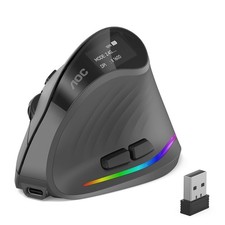 AOC 2.4GHz Ergonomic Mouse Wireless Bluetooth Vertical 4800 DPI Optical Tracking picture