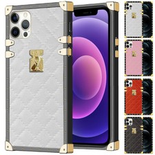 Leather Luxury Boxy Trunk Case For Motorola Google 8 6 7 Tecno Spark Go Camon LG picture