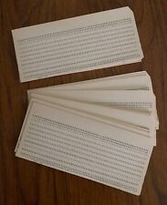 Hollerith Computer punch cards (Hackett 5081) - lot of 25 picture