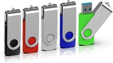 5 Pack 16GB USB 3.0 Flash Drive Memory Stick Thumb Drives USB Drives with Lig... picture