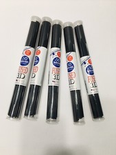 3D Printer Pen Filament Plastic Premium 3MM ABS Plastic 5 Pack x50 Strands Black picture