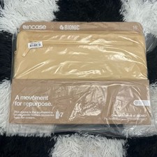 Incase Compact Sleeve with BIONIC for 16in Laptop Case Beige Nylon Padded Zip picture
