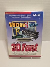 AMAZING 3D FONT MAKER (CD-ROM, 2003) SWIFT SOFTWARE ~ WINDOWS 95 OR HIGHER picture