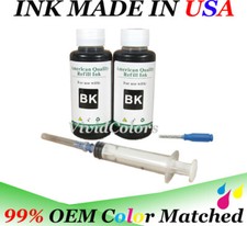 2x100ml Refill Ink for Canon PG-275 XL Black Cartridges TR4720 TS3520 TS3522 picture