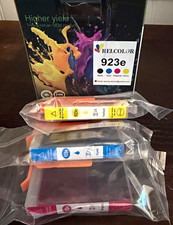 RELCOLOR 923e Compatible Inkjet Cartridges for HP Black Cyan Magenta Yellow picture