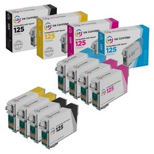 LD Replacement Ink for Epson T125 Set of 8: T125120 T125220 T125320 T125420 picture