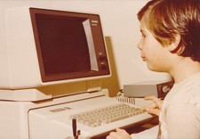 Apple IIe Vintage Computer Photo Snaphot 3x5  S24-1 picture