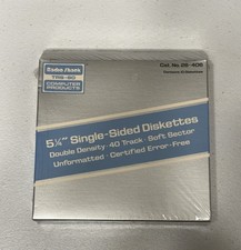 SEALED 10 Pack NOS Radio Shack Certified Diskettes for TRS-80 picture