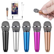 Uniwit Mini Portable Vocal/Instrument Microphone for Voice 2.2 inches, Golden picture