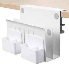 MAXECHO Desk Side Storage, under Desk Laptop Mount, Table Side Hanging File Orga picture