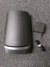Netgear Orbi RBRE960B Router Wi-Fi 6 6E Network Internet Black W/Wall Adapter AC picture