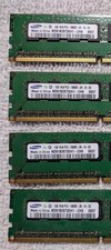 Samsung 4GB (4x1gb) 1Rx8 PC3 10600E DDR3 CN M391B2873EH1-CH9 ECC Server Ram picture