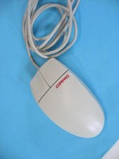 Compaq 166861-001 Logitech S34 PS/2 Two Button Wired Ball Mouse Cleaned Tested picture
