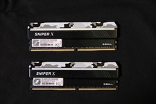 G.SKILL Sniper X DDR4-3600 16GB (8GB×2) Memory Camouflage Heat Spreader Used picture