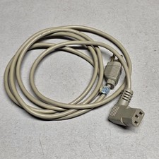 Rare Apple Logo Beige Power Cable L-Shaped Vintage Mac IIe SE/30 picture