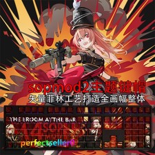 Girls Frontline M4 SOPMODII Keycap Side Engraved PBT Cherry MX For Keyboards picture