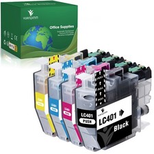4 Pack LC-401 401 Ink Cartridges For Brother MFC-J1010DW MFC-J1012DW MFC-J1170DW picture