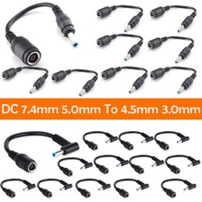 7.4mm 5.0mm To 4.5mm 3.0mm for HP DC Power Charger Converter Adapter Cable 10Pcs picture