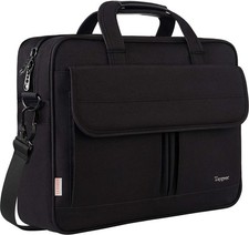 Laptop Bag 15.6 Inch, Business Briefcase Gifts for Men Women, Black Color picture