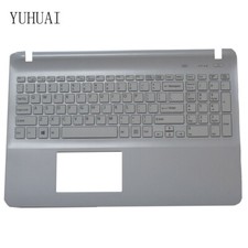 For sony Vaio SVF152C29M SVF1521K1EB SVF152C29M US keyboard white Palmrest Cover picture