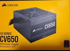 CORSAIR CV650 650W ATX Power Supply 80 PLUS Bronze Certified PSU Unused picture