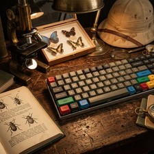 Vortex Tab 90M Keyboard - RARE CUSTOM: Gateron Melodic switches, and full RGB picture