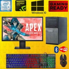 Apex Legends Dell i5 Gaming Desktop PC Computer SSD Nvidia GT1030 Win10 8GB  picture