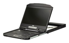 Aten W128301399 CL3700NW-FR 1U Short Depth USB HDMI Single Console with Fre ~E~ picture