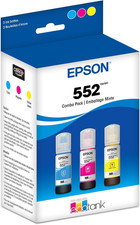 552 Ecotank Ink Ultra-High Capacity Bottle Three Color CMY Combo Pack (T552620-S picture