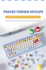 Cute Keycaps MOG Profile PBT Dye Sub 138 Keys Kawaii Keyboard Set picture