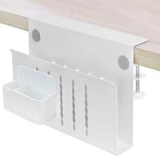Desk Side Storage Laptop Holder with Anti-Scratch Pad & Magnetic Pen No Drill US picture