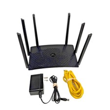 Motorola AC1700 Dual-Band WiFi Gigabit Router MR1700 Black 4 LAN 6 Antennas picture