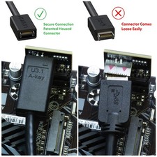 High-Speed USB 3.2 Gen2 Adapter 20Gbps Male to Female picture