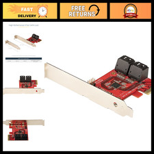 4-Port SATA III PCIe Card - 6Gbps Non-RAID Expansion for Fast Data Transfer picture