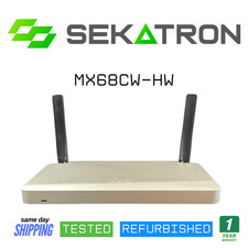 🛡 Cisco Meraki MX68CW-HW Cloud Security Appliance Firewall w/ Power Adapter ⚡ picture