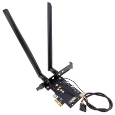BCM94360CS2 943602CS to PCIe Adapter Dual Antenna Desktop PC WiFi Bluetooth Card picture