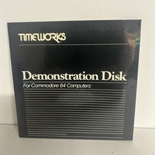 Commodore 64 Timeworks Demonstration Disk Inventory Management Sales picture