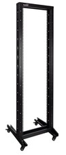 NavePoint 42U 2 Post Open Frame Server Rack with Casters for 19 Inch Equipment picture