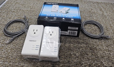 TRENDnet TPL-423E2K Powerline 1300 AV2 Adapter Assembly with Built-in Outlet picture