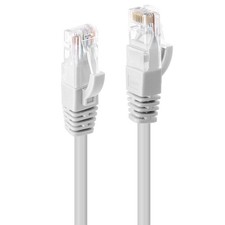 LINDY 1m Cat.6 U/UTP Network Cable, White 1m White picture
