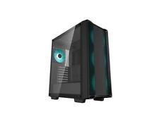 DeepCool CC560 V2 Mid-Tower ATX PC Case, 4x Pre-Installed 120mm LED Fans, Temper picture